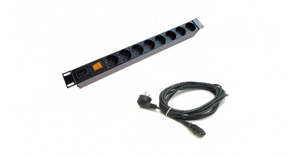 QTECH QS-PDU-1U-V16-8DR-1,8М QTECH QS-PDU-1U-V16-8DR-1,8М